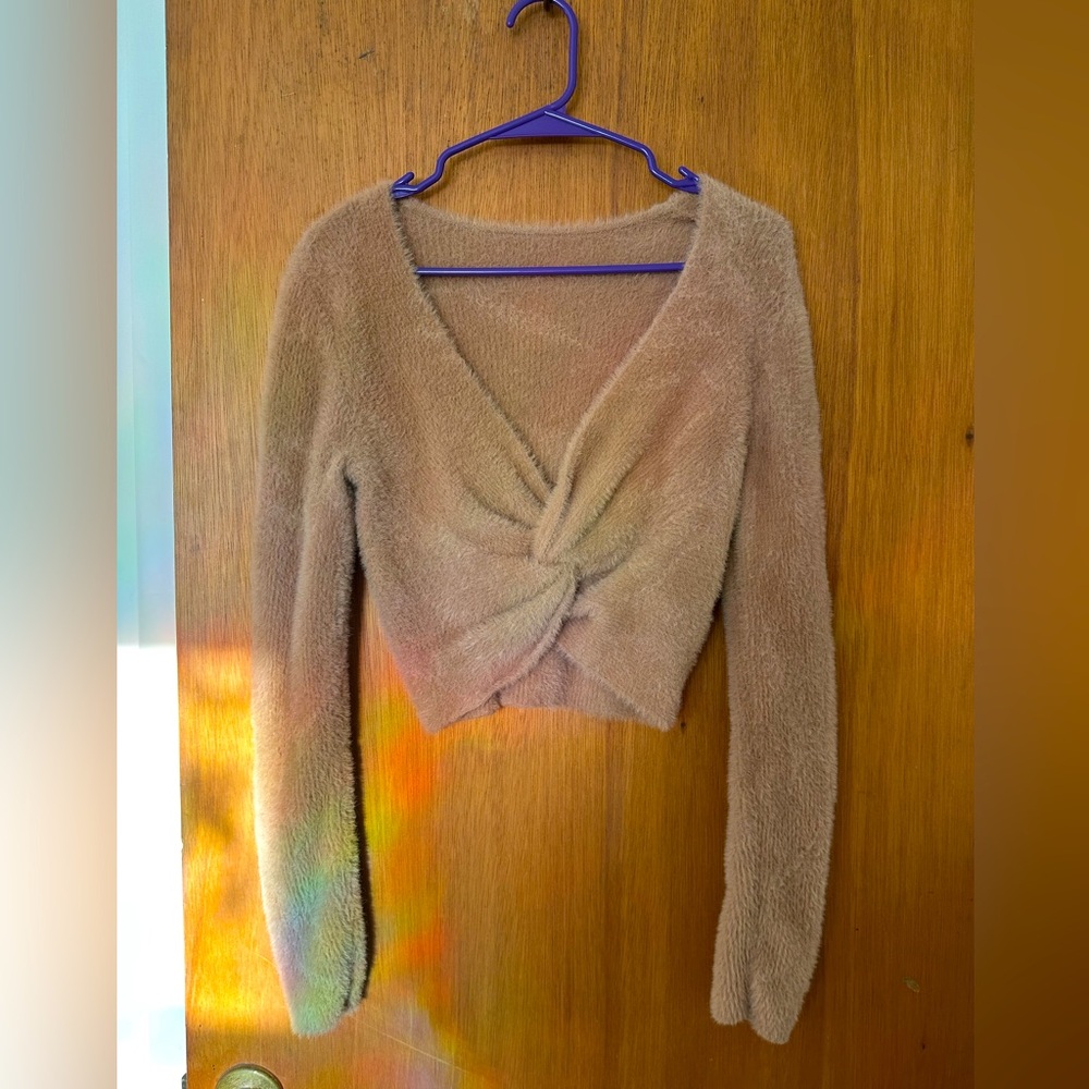 Aerie Reversible Soft Cropped Sweater
